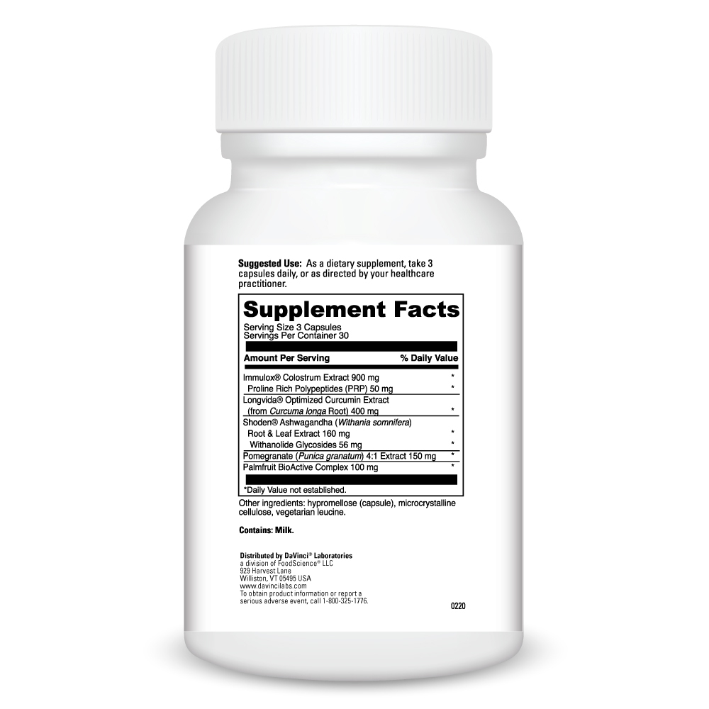 Amyloid Complete (formerly Amyloid Benefits) Supplement Facts Label