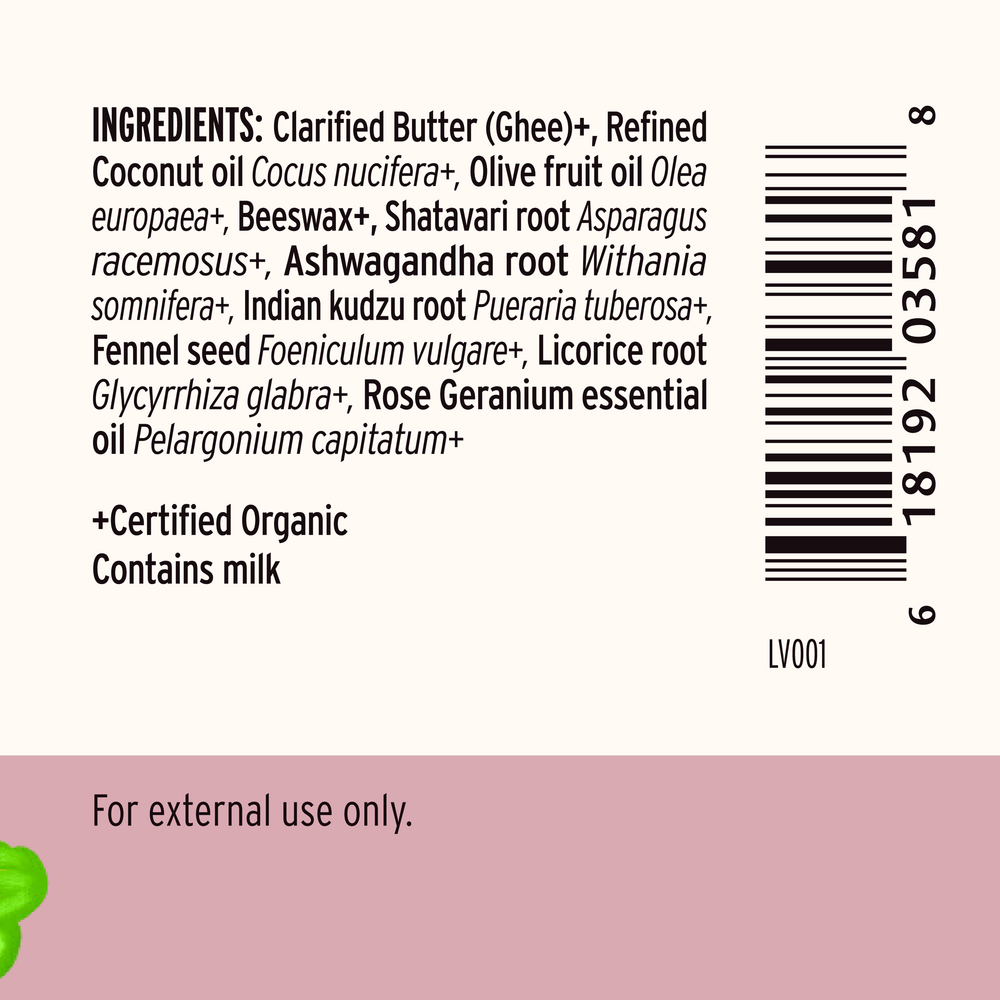 Beauty Balm Supplement Facts Label