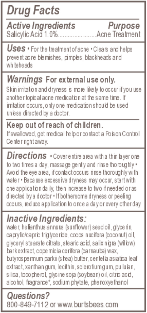 Natural Acne Solutions Pore Scrub Supplement Facts Label