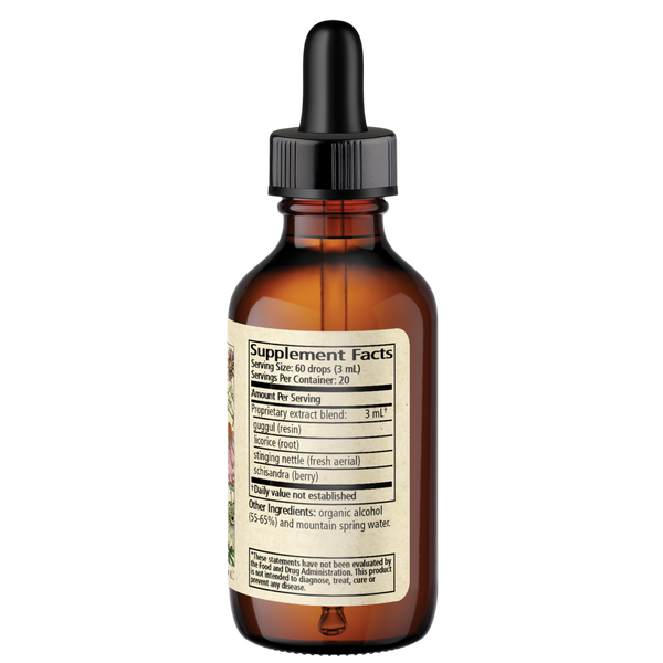 Thyroid I 2 oz Supplement Facts Label
