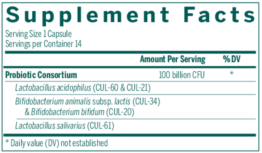 HMF Replenish Capsule Supplement Facts Label