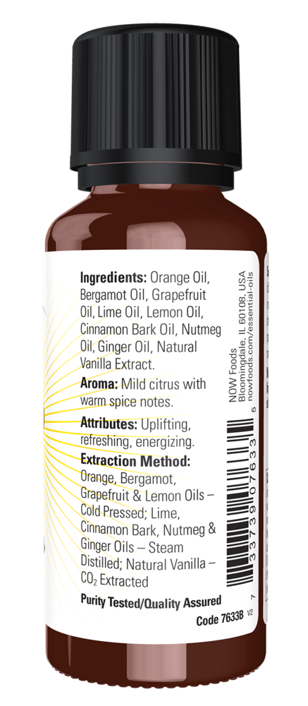 Smile for Miles Oil Blend Supplement Facts Label