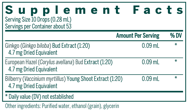 Micro-gen Supplement Facts Label