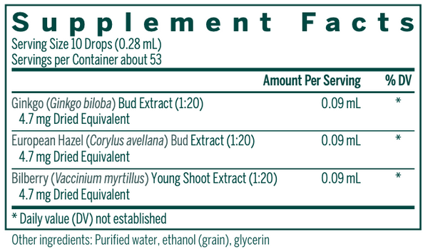 Micro-gen Supplement Facts Label