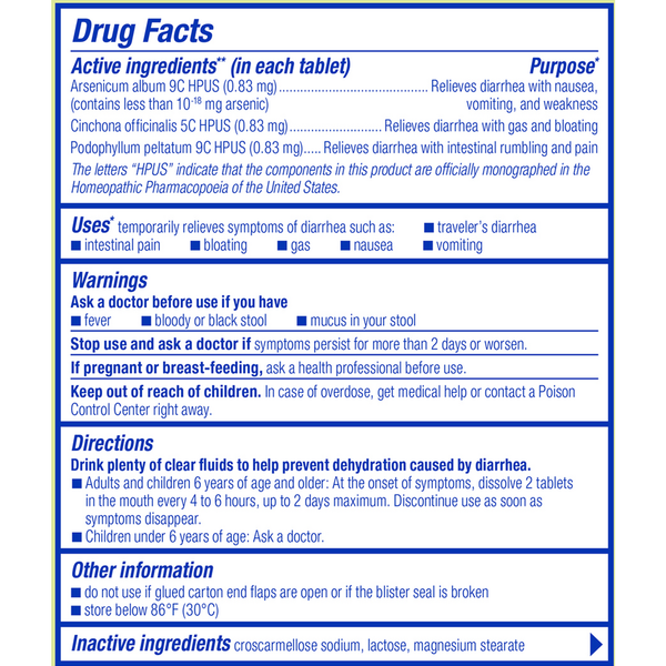 Diaralia Supplement Facts Label