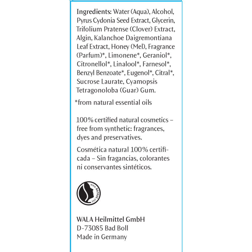 Regenerating Serum Supplement Facts Label