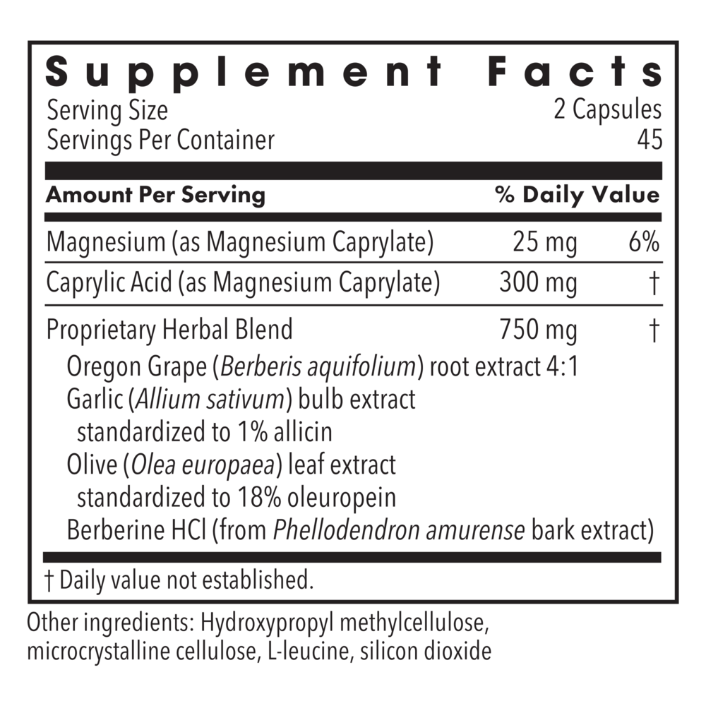 Happy Belly Supplement Facts Label