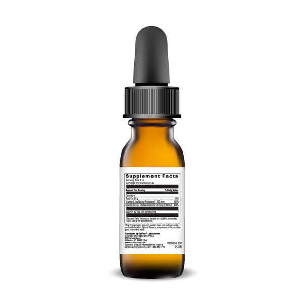 Liposomal ADK Supplement Facts Label