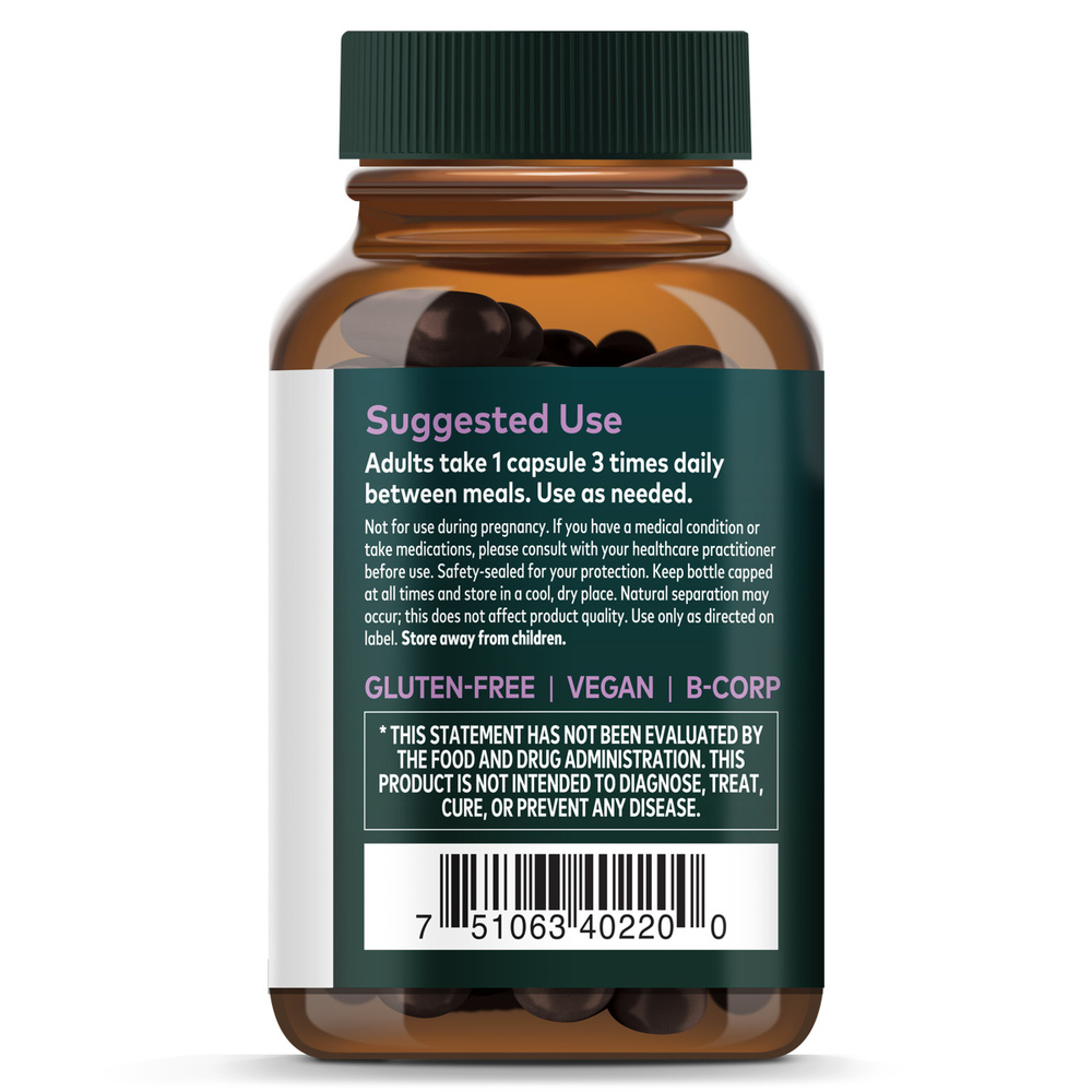 Lactation Support Supplement Facts Label