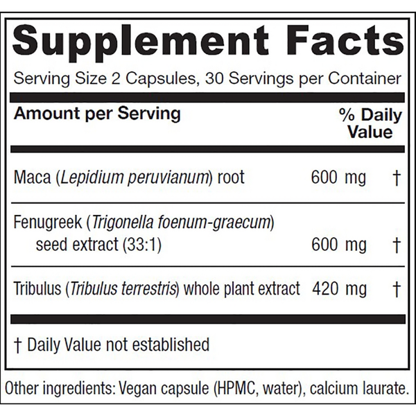 FemVitality Supplement Facts Label