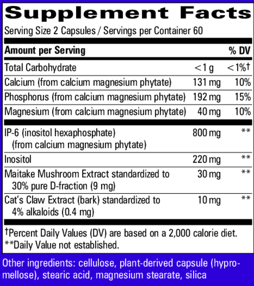 Cell Forté® MAX3 120 Veg Capsules Supplement Facts Label