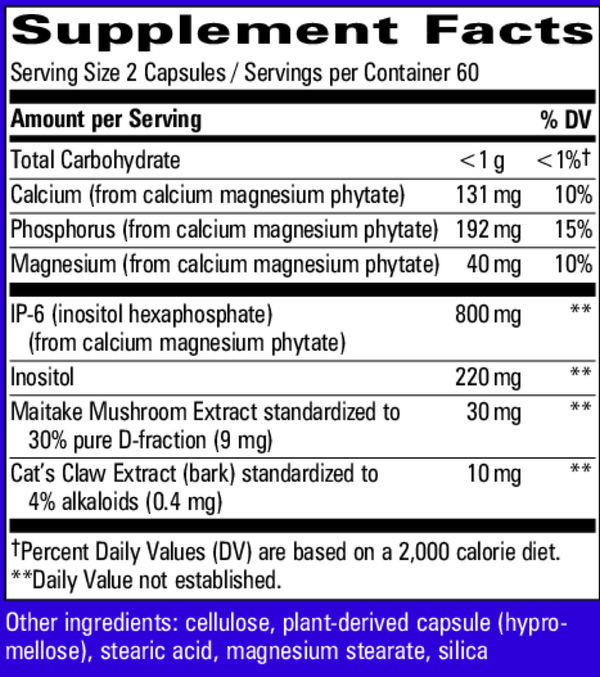 Cell Forté® MAX3 120 Veg Capsules Supplement Facts Label