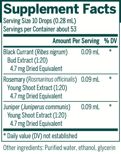 Al-gen Supplement Facts Label
