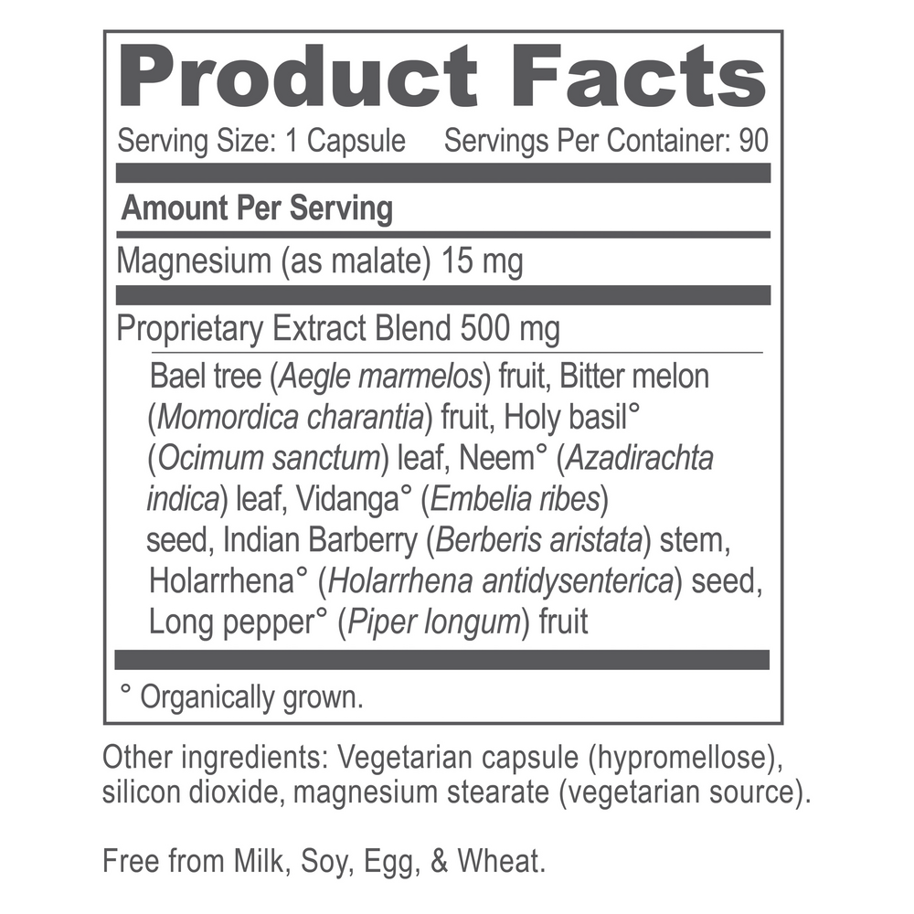 AP-Guard Supplement Facts Label