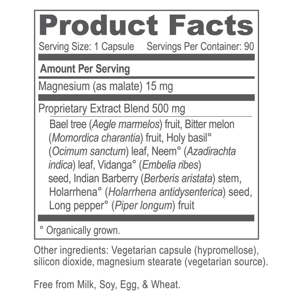 AP-Guard Supplement Facts Label