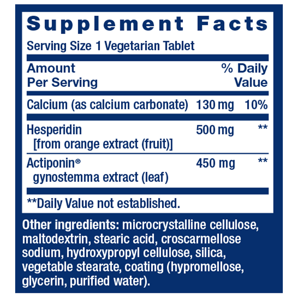 AMPK Metabolic Activator Supplement Facts Label