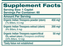 Guduchi Supplement Facts Label