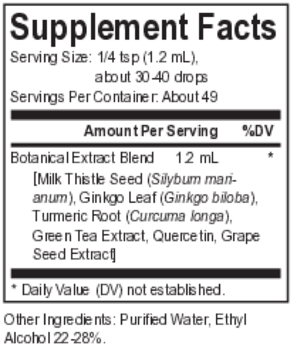 Phyto Rad Supplement Facts Label