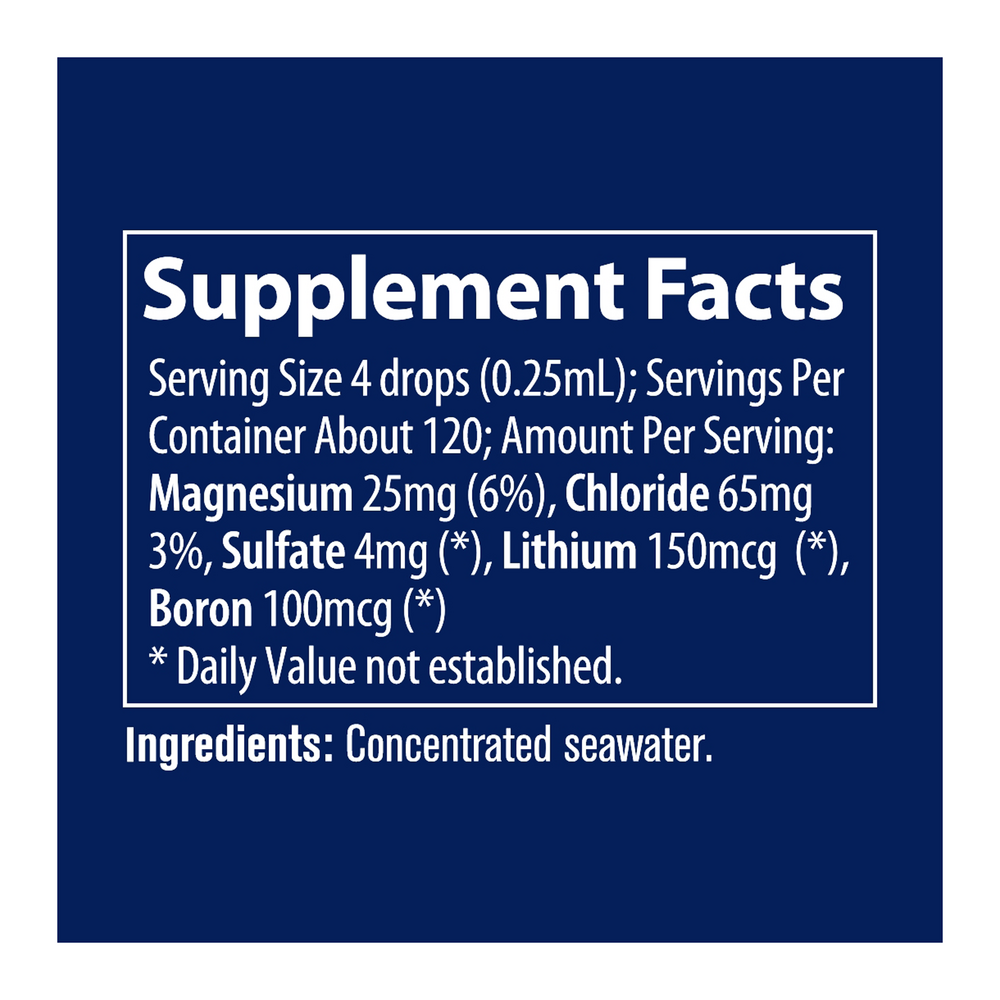 Optimal pH Supplement Facts Label