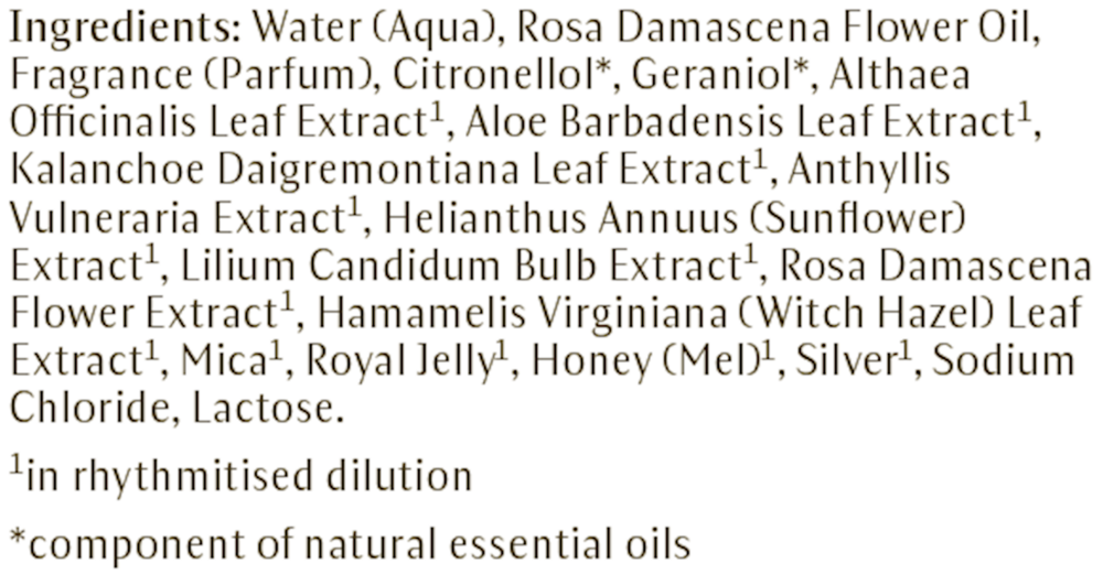 Renewing Night Conditioner Supplement Facts Label