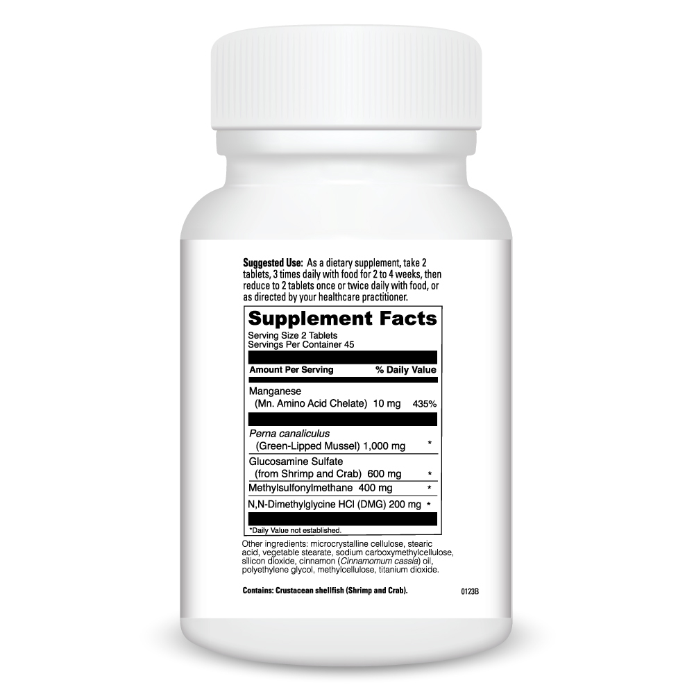 Perna Plus Supplement Facts Label