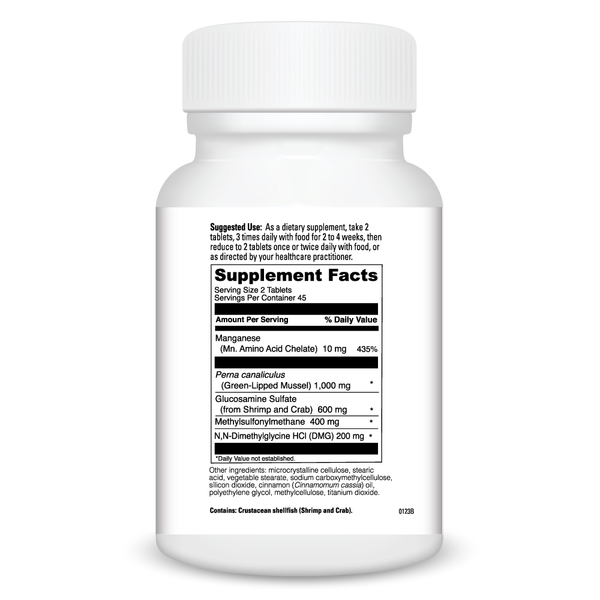 Perna Plus Supplement Facts Label