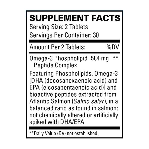 EurOmega-3 Plus Supplement Facts Label