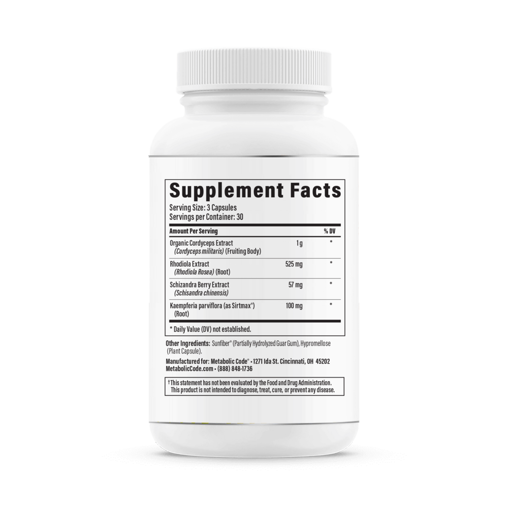 Adpt-CNS Supplement Facts Label