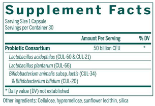HMF Metabolic Supplement Facts Label