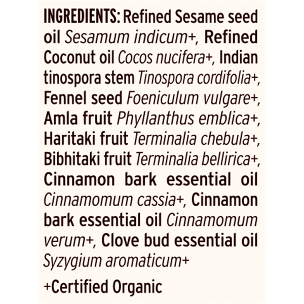 Daily Swish Oil Pulling Organic Supplement Facts Label