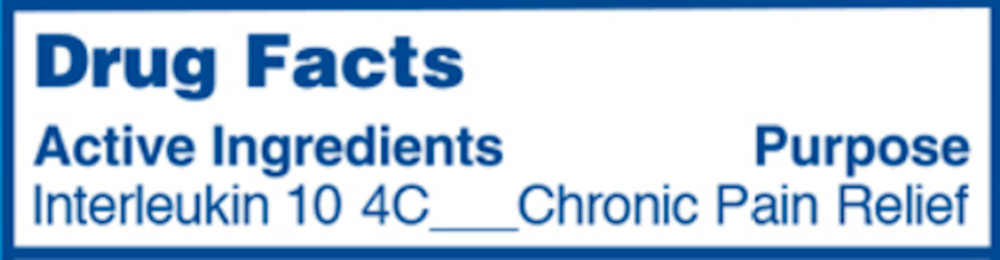GUNA - IL 10 Supplement Facts Label