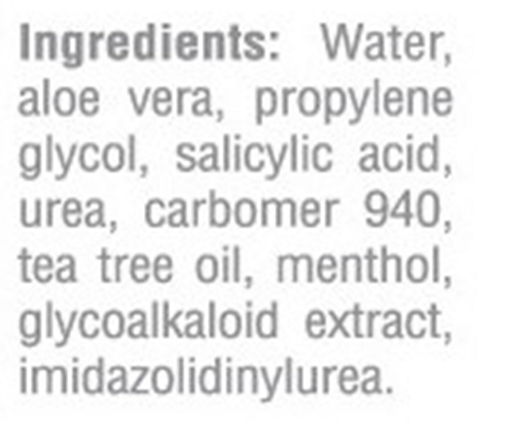 SunSpot ES Supplement Facts Label
