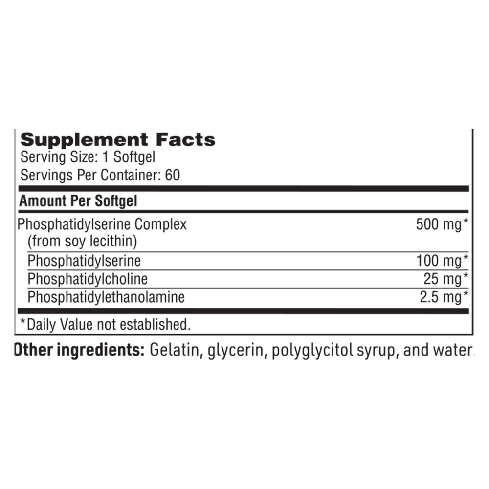 SeraBella Plus Supplement Facts Label