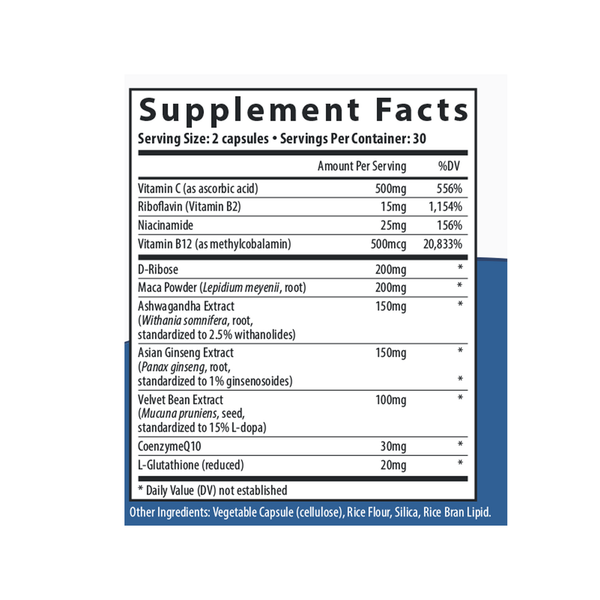 CountBoost - Male Fertility Supplement Supplement Facts Label