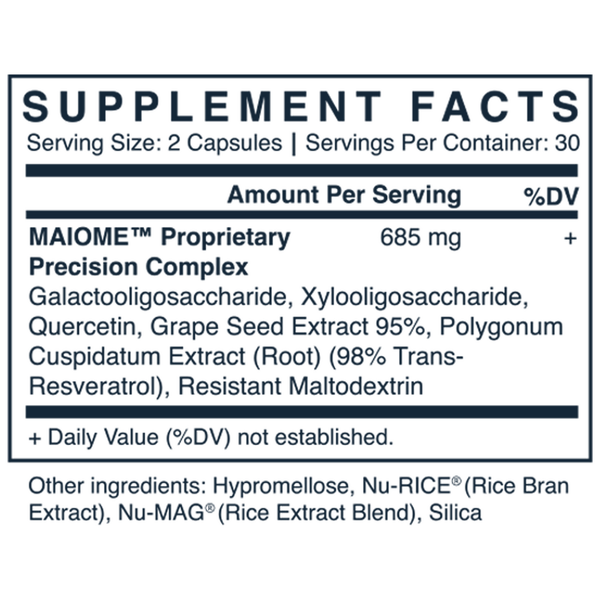 No. 59 - GI: Daily Regularity Supplement Facts Label