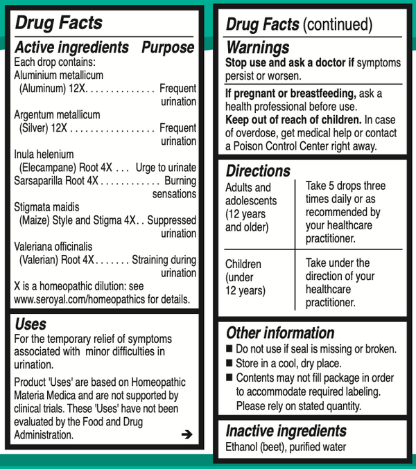 Unda #38 Supplement Facts Label