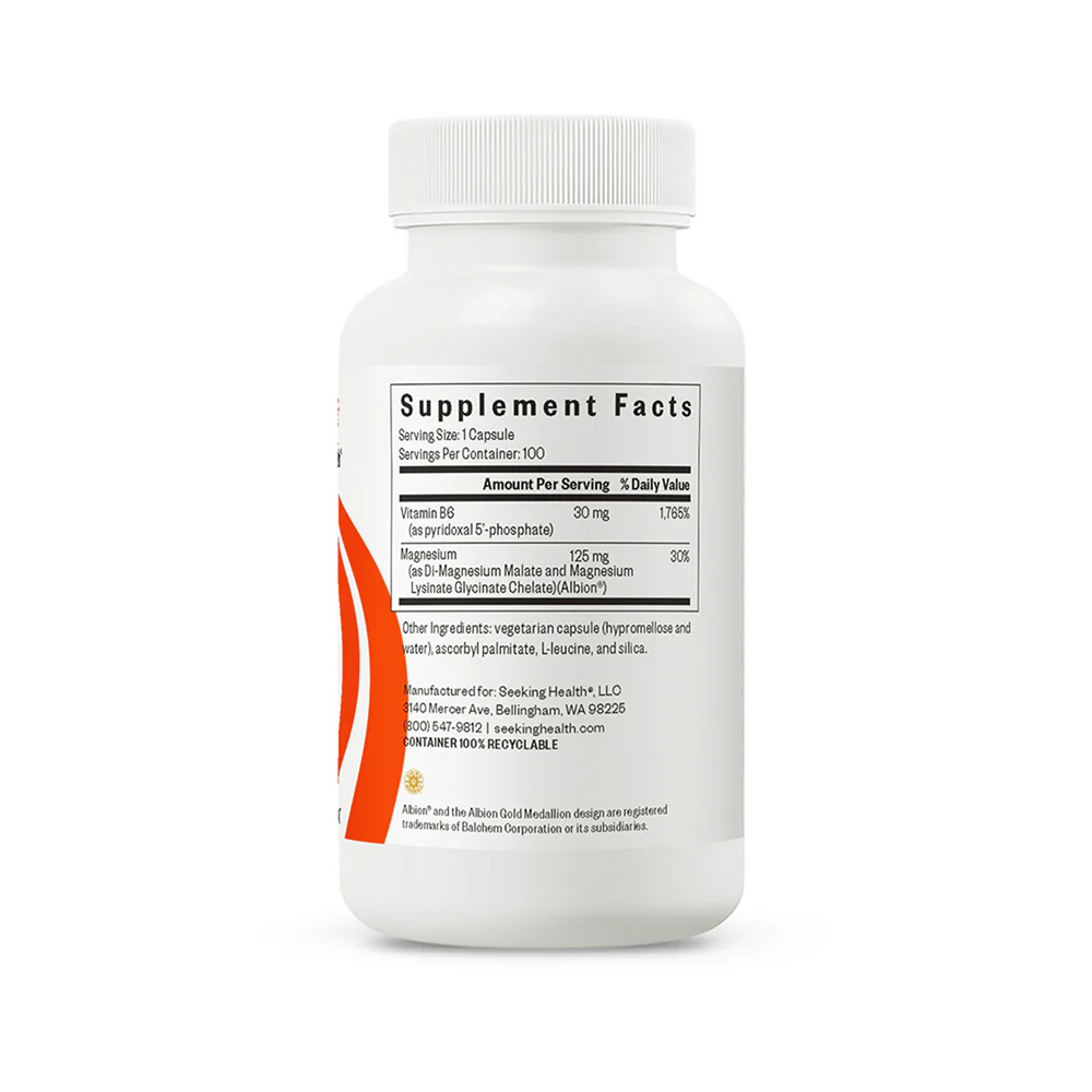 Magnesium Plus Supplement Facts Label