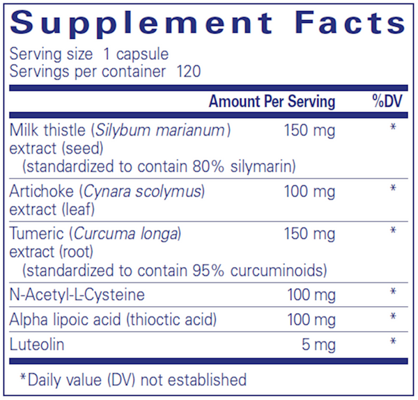 LVR Formula 60 Count Supplement Facts Label