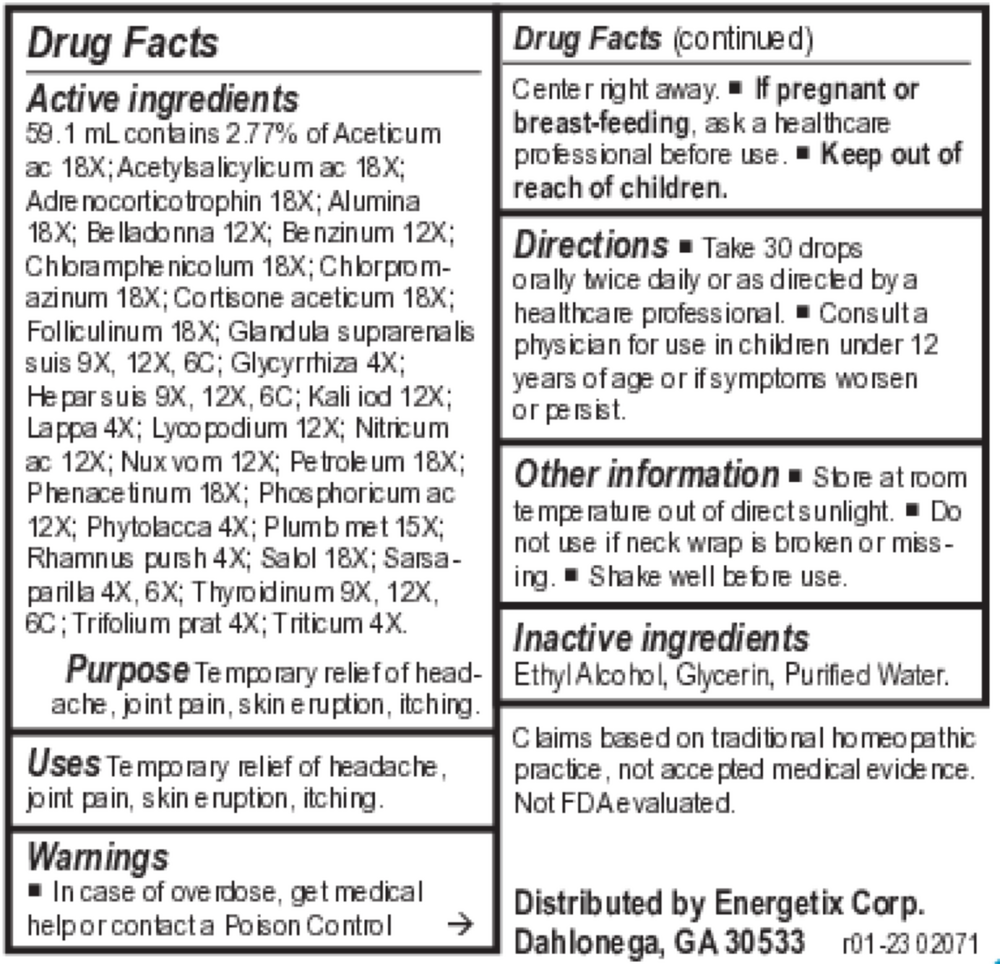 Medi-Chord Supplement Facts Label