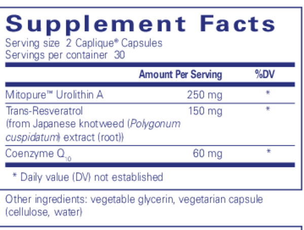 RENUAL Supplement Facts Label