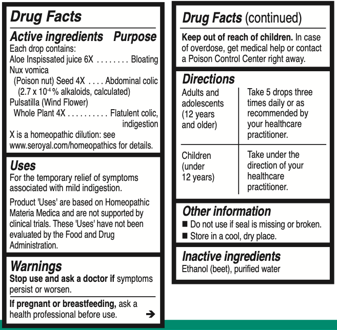 Unda #295 Supplement Facts Label