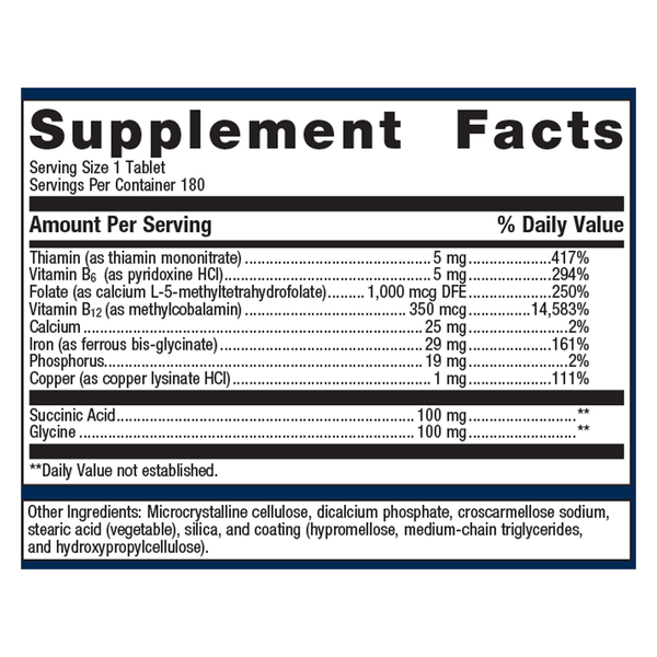 Hemagenics Supplement Facts Label