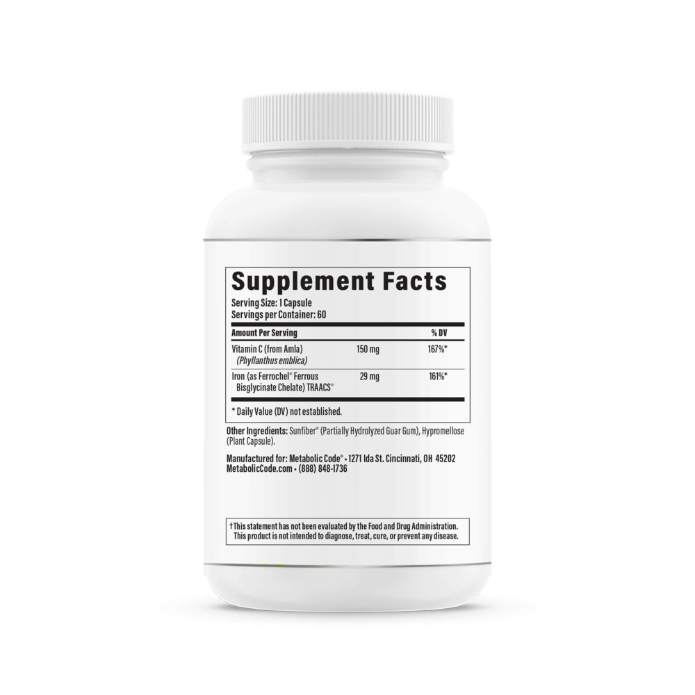 HemePlex Supplement Facts Label