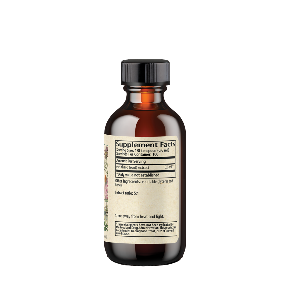 Eleuthero Solid Extract Supplement Facts Label