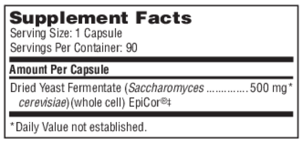Ther-Biotic Postbiotic (Epicor) Supplement Facts Label
