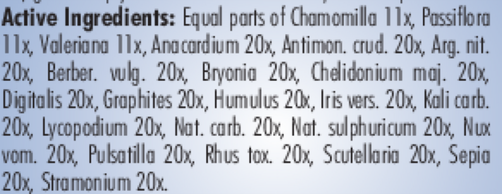 PRO Appetite-Craving Control Supplement Facts Label