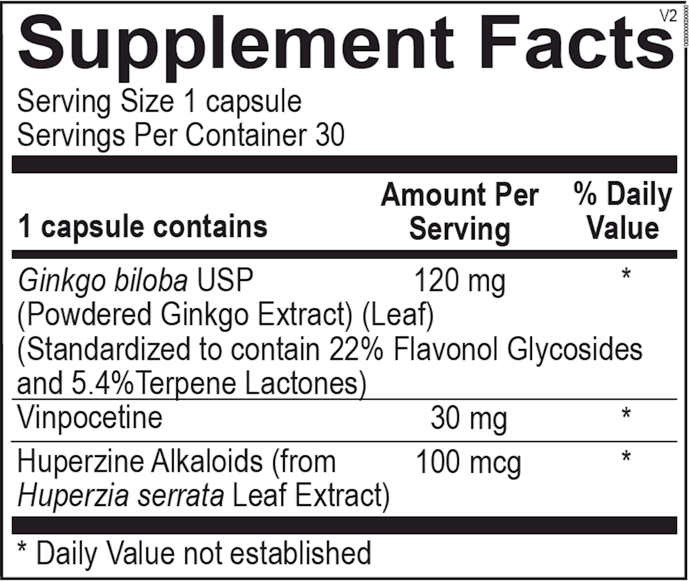 Membrin Supplement Facts Label