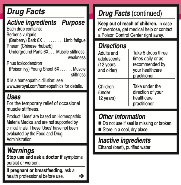 Unda #600 Supplement Facts Label