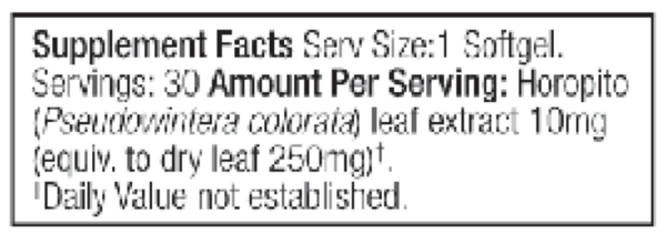 Vaginal Care Her Balance Supplement Facts Label