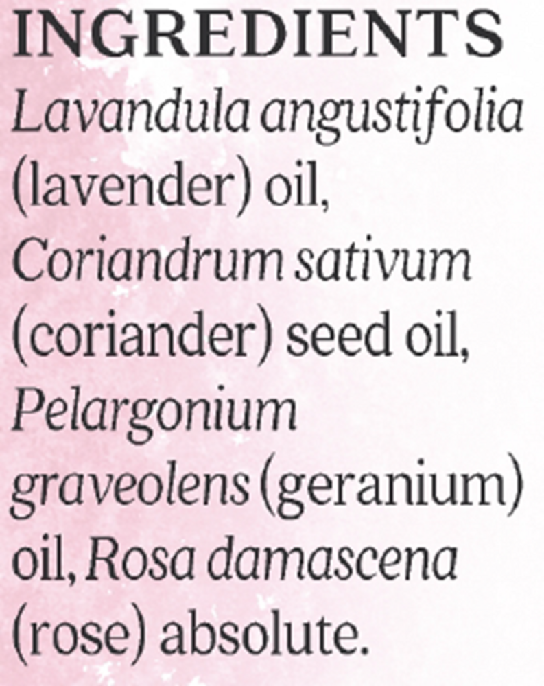 Heart Song Blend Supplement Facts Label